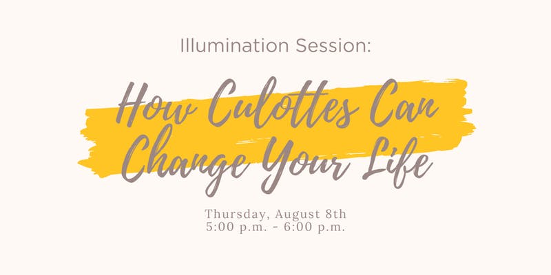 How Culottes Can Change Your Life